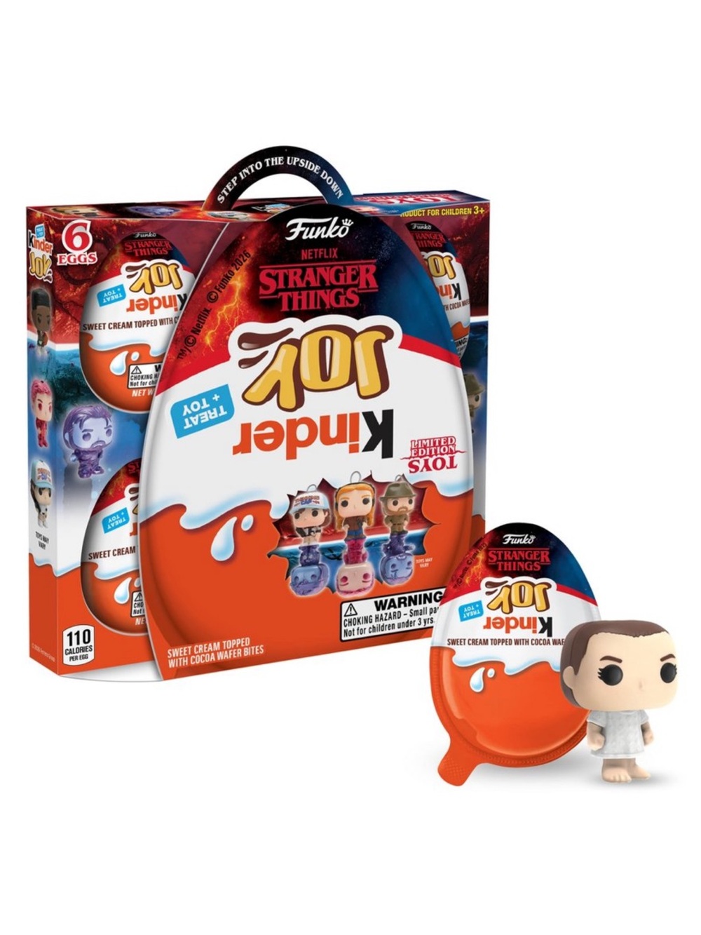 Funko Stranger Things Kinder Joy Egg Pack - Orange & White